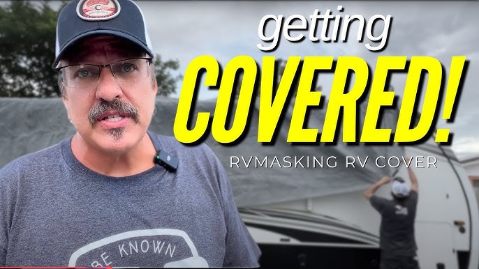 How to Install Rv Cover Without Getting on Roof Youtube