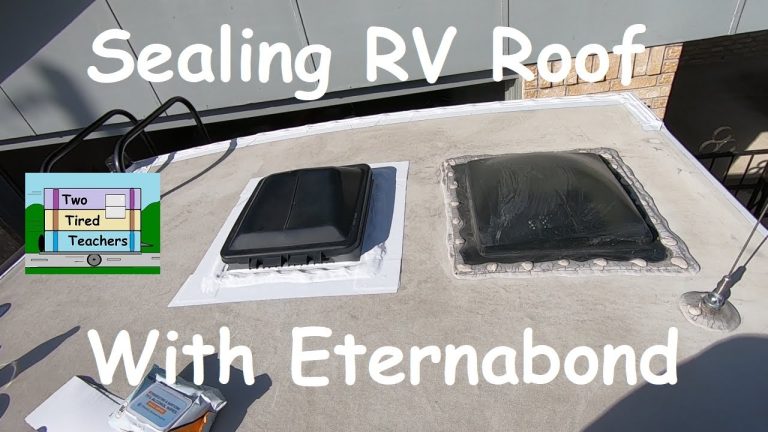 How to Use Eternabond Tape on Rv Roof